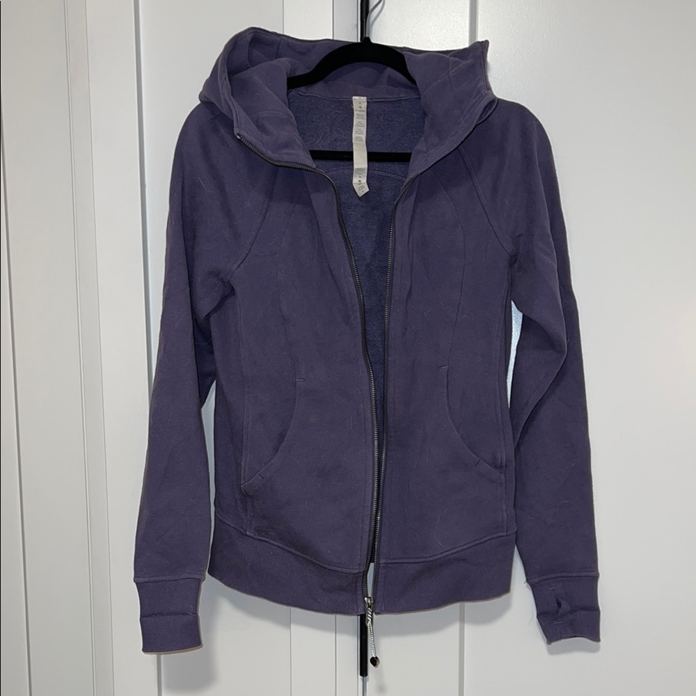 Lululemon Women's Scuba Full-Zip Hoodie Purple - Size 6